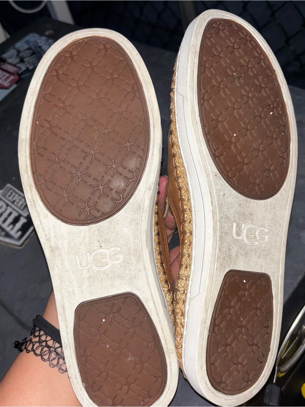 UGG Caleel Women's Cognac Leather Slip-On Casual Shoe - Picture 4 of 8